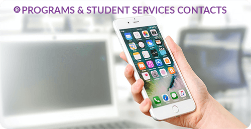 Program & Student Services Contacts